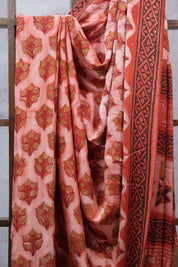 Peach HBP Modal Silk Saree - SRPMSS286