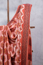 Peach HBP Modal Silk Saree - SRPMSS286