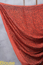 Peach HBP Modal Silk Saree - SRPMSS286