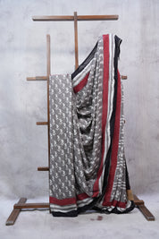 Grey HBP Modal Silk Saree - SRGMSS266
