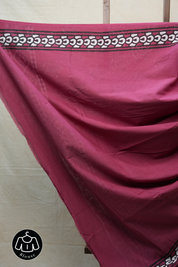 Magenta HBP Cotton Saree - SRMCS2668