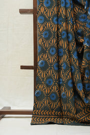 Soft Black HBP Cotton Saree - SRSBCS2670