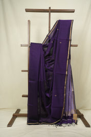 Purple Maheshwari Saree - SRPMS1331