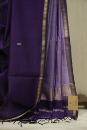 Purple Maheshwari Saree - SRPMS1331