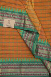 Orange Kanchi Cotton Saree - SROKCS902