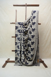 Cream HBP Cotton Saree - SRCCS2673