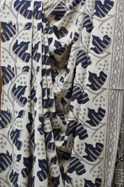 Cream HBP Cotton Saree - SRCCS2673