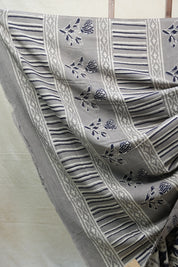 Cream HBP Cotton Saree - SRCCS2673