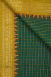 Green Kanchi Cotton Saree - SRGKCS919