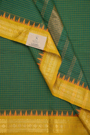 Green Kanchi Cotton Saree - SRGKCS919