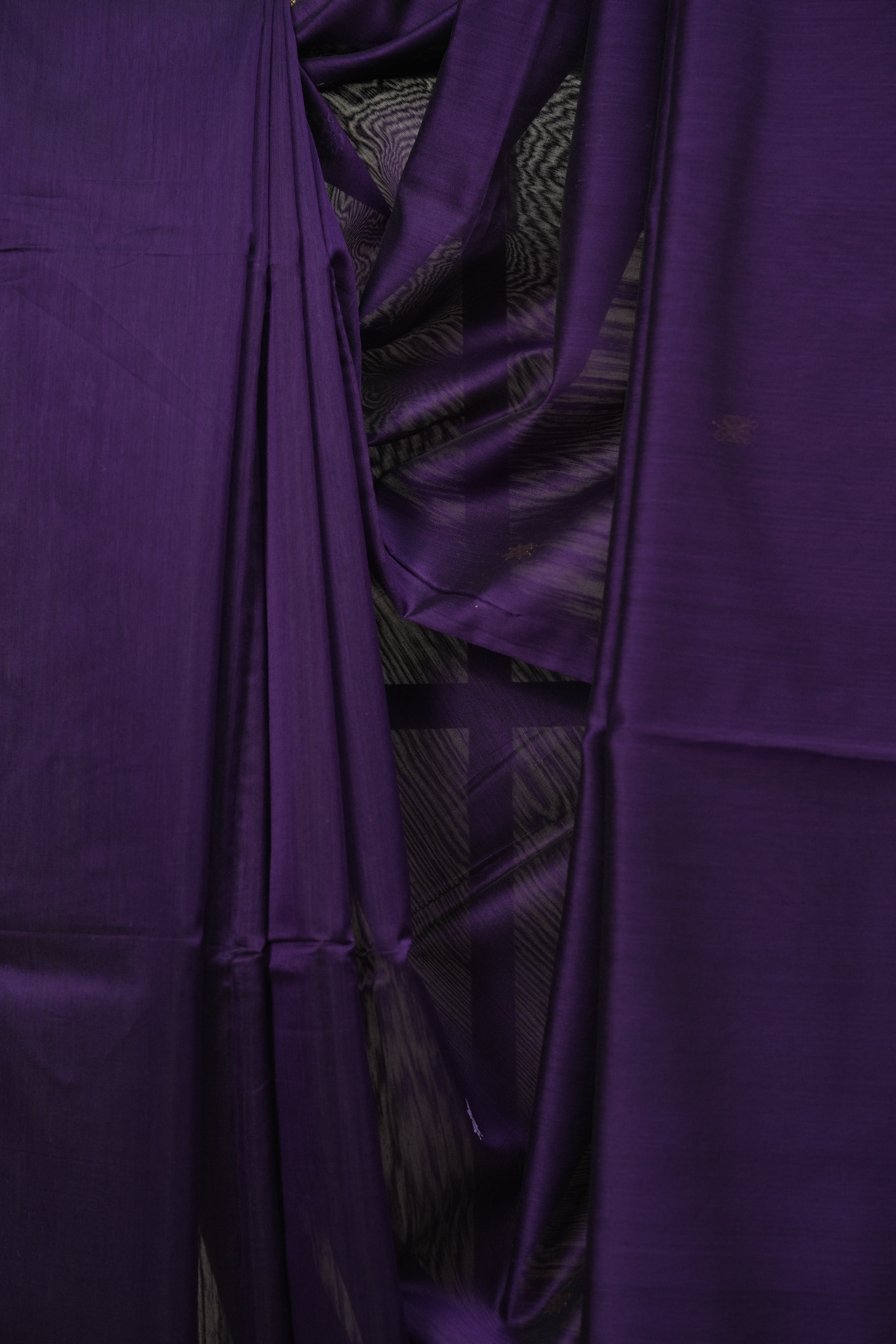 Purple Maheshwari Saree - SRPMS1331