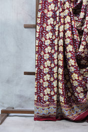 Maroon HBP Modal Silk Saree - SRMMSS284