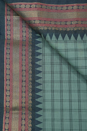 Mint Green Kanchi Cotton Saree - SRMGKCS918