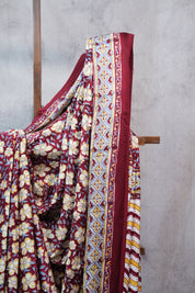 Maroon HBP Modal Silk Saree - SRMMSS284