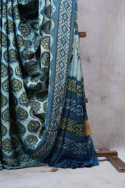 Light Blue HBP Modal Silk Saree - SRLBMSS303