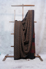 Brown HBP Modal Silk Saree - SRBMSS261