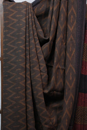 Brown HBP Modal Silk Saree - SRBMSS261