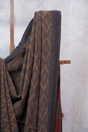 Brown HBP Modal Silk Saree - SRBMSS261