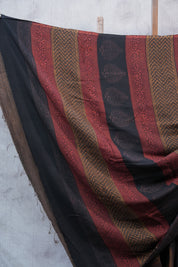 Brown HBP Modal Silk Saree - SRBMSS261