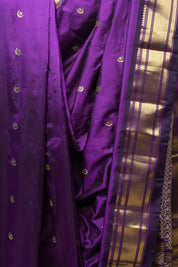 Purple Silk Paithani Saree - SRPSPS688