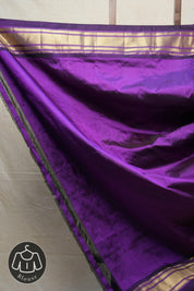 Purple Silk Paithani Saree - SRPSPS688