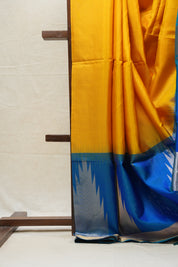 Golden Yellow Soft Silk Saree - SRGYSSS346