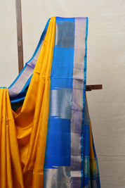 Golden Yellow Soft Silk Saree - SRGYSSS346