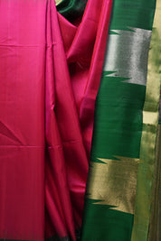 Rani Pink Soft Silk Saree - SRRPSSS345