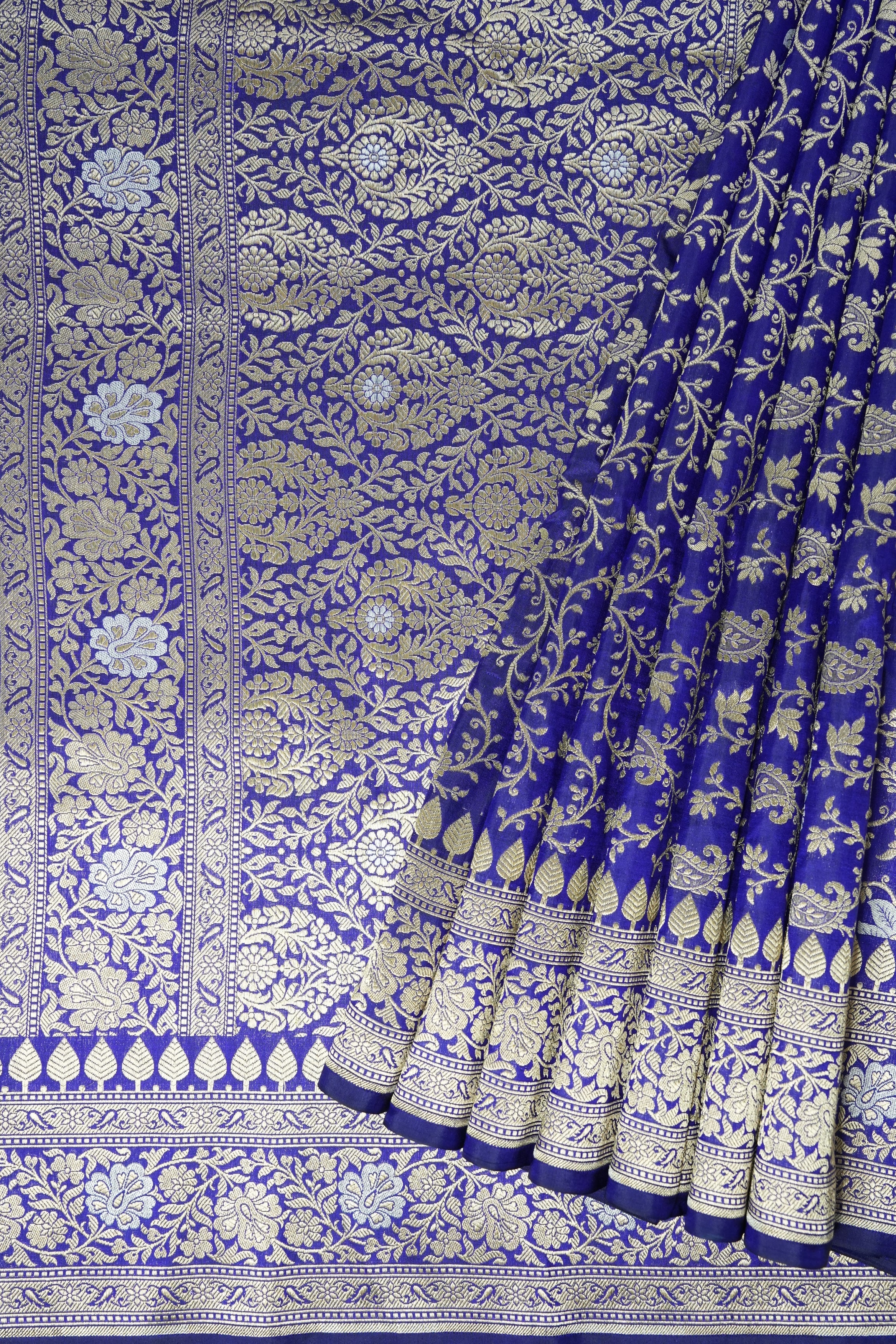 Neelvasini Banarasi Silk Saree - Saavari - SSNBSS06