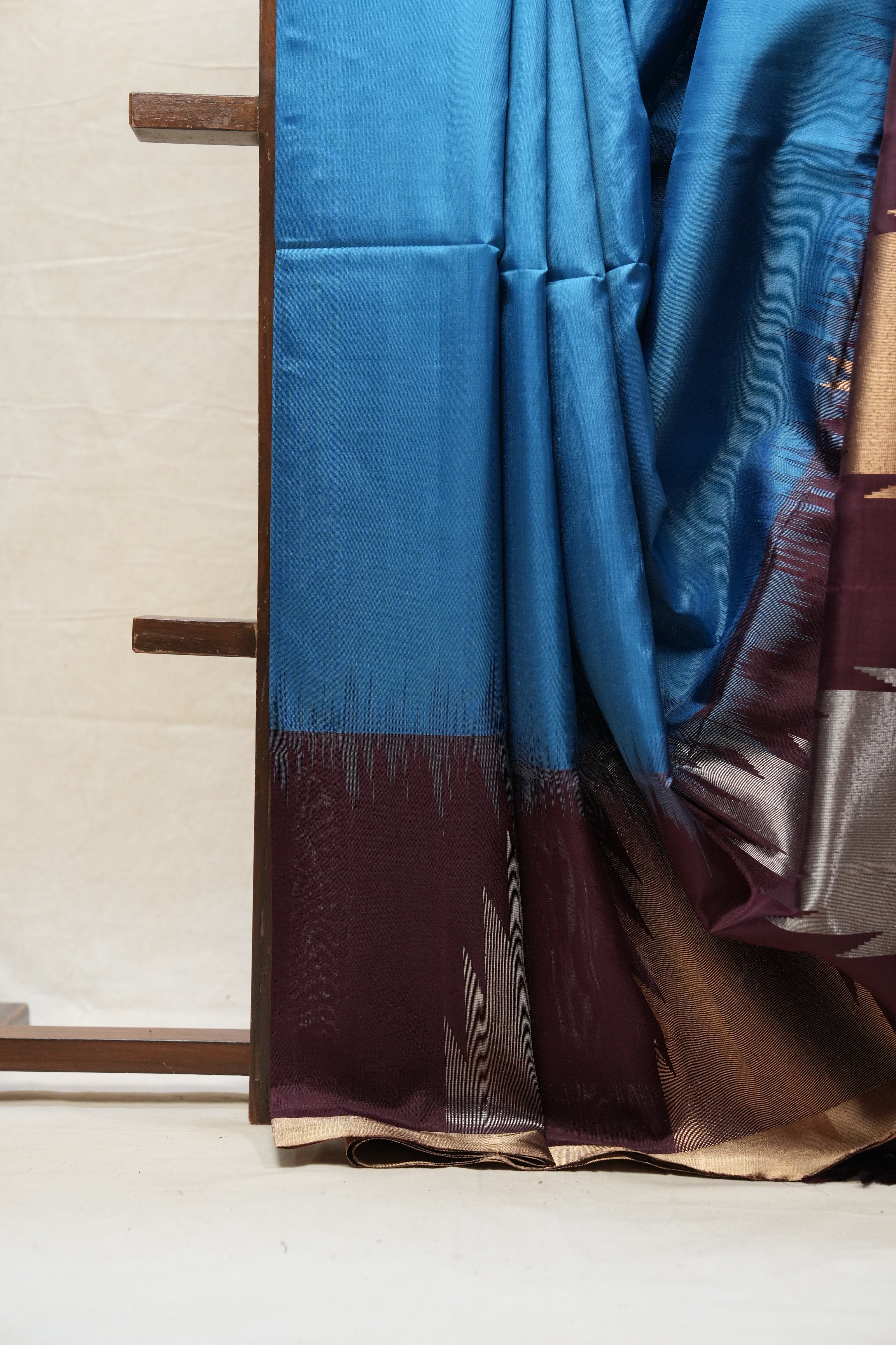 Pastel Blue Soft Silk Saree - SRPBSSS351