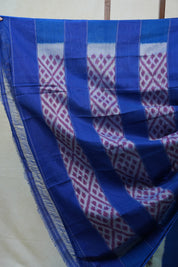 Aqua Green Pochampalli Cotton Ikat Saree - SRAGPCIS457