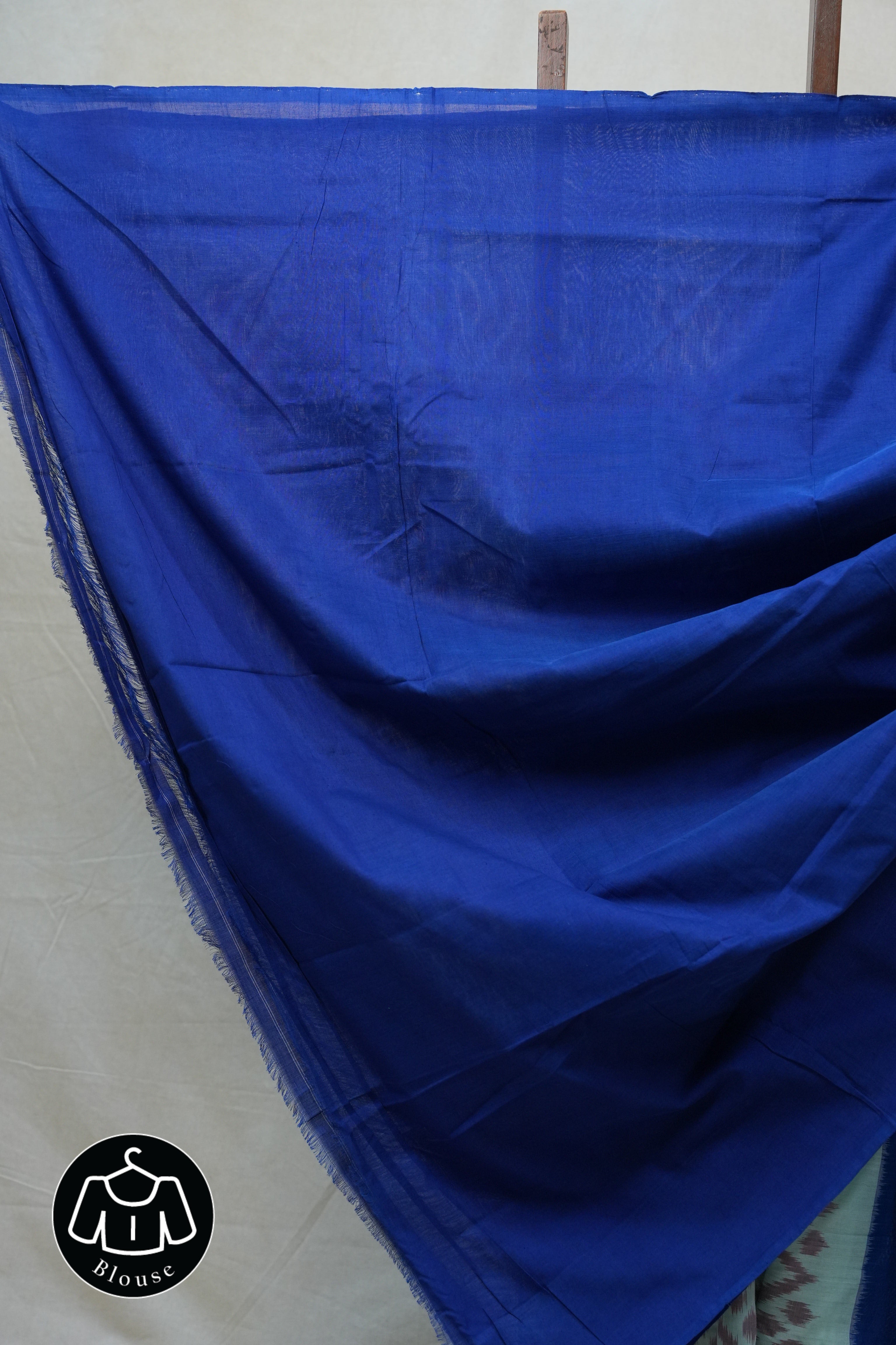 Aqua Green Pochampalli Cotton Ikat Saree - SRAGPCIS457