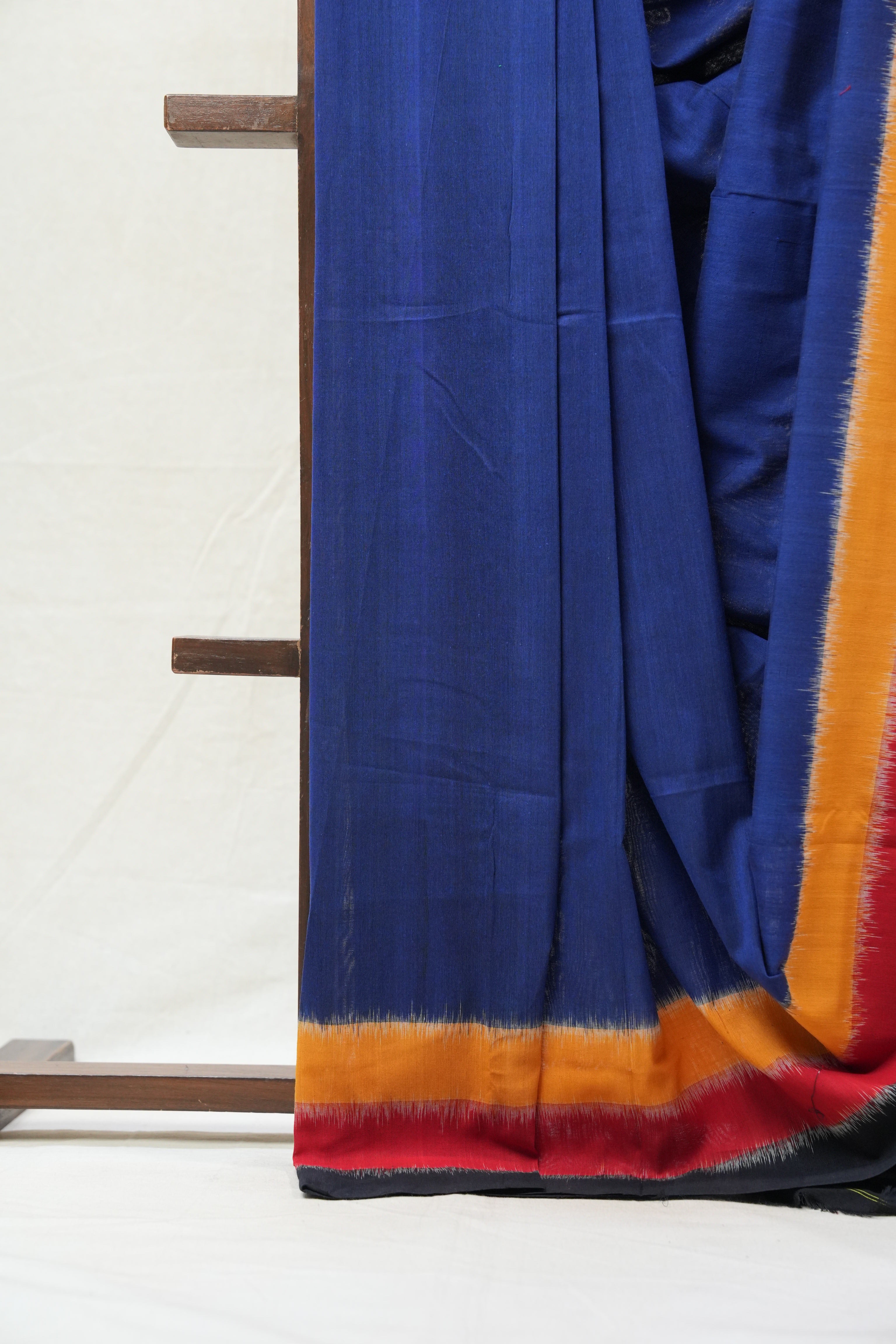 Blue Pochampalli Cotton Ikat Saree - SRBPCIS460