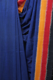 Blue Pochampalli Cotton Ikat Saree - SRBPCIS460