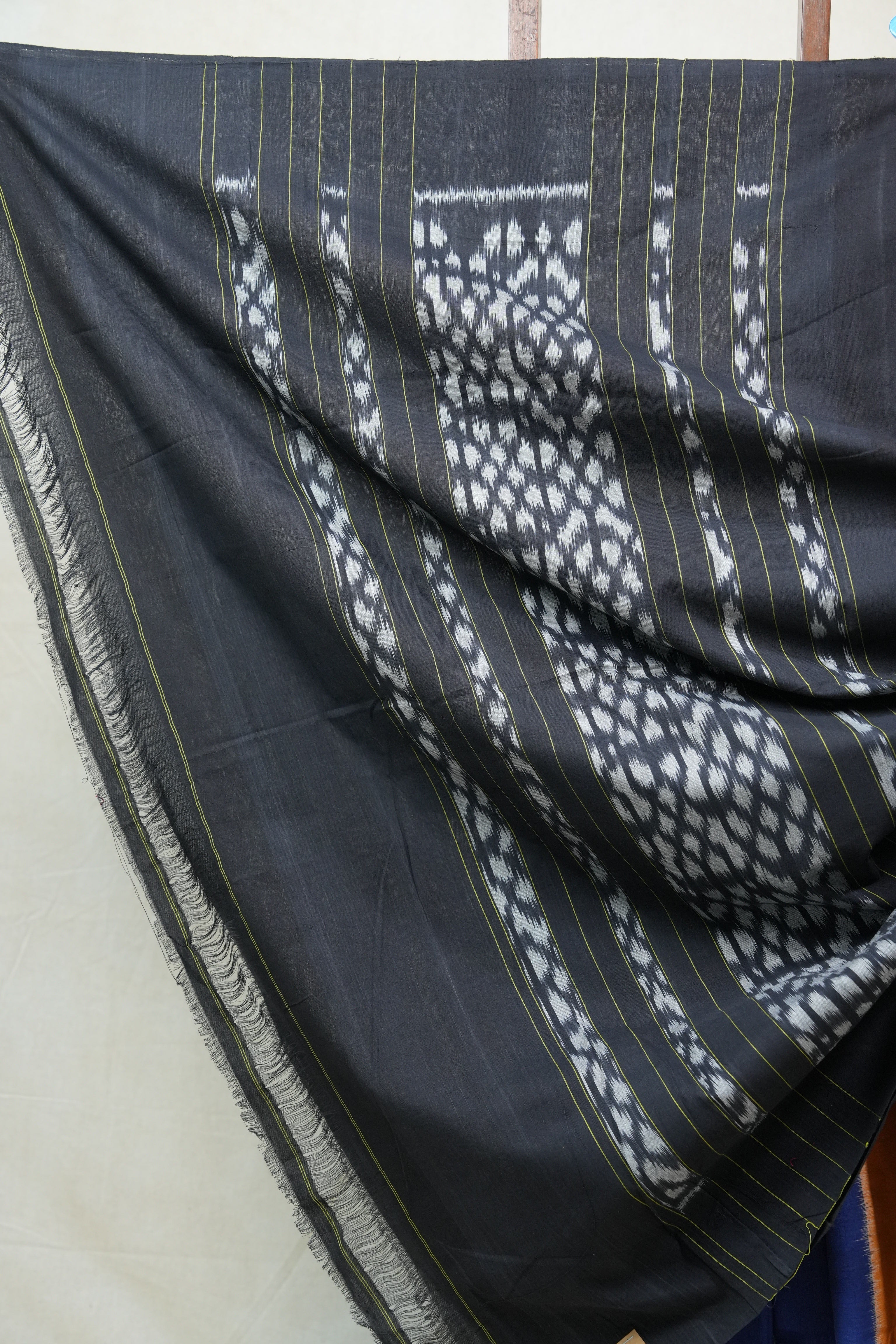 Blue Pochampalli Cotton Ikat Saree - SRBPCIS460