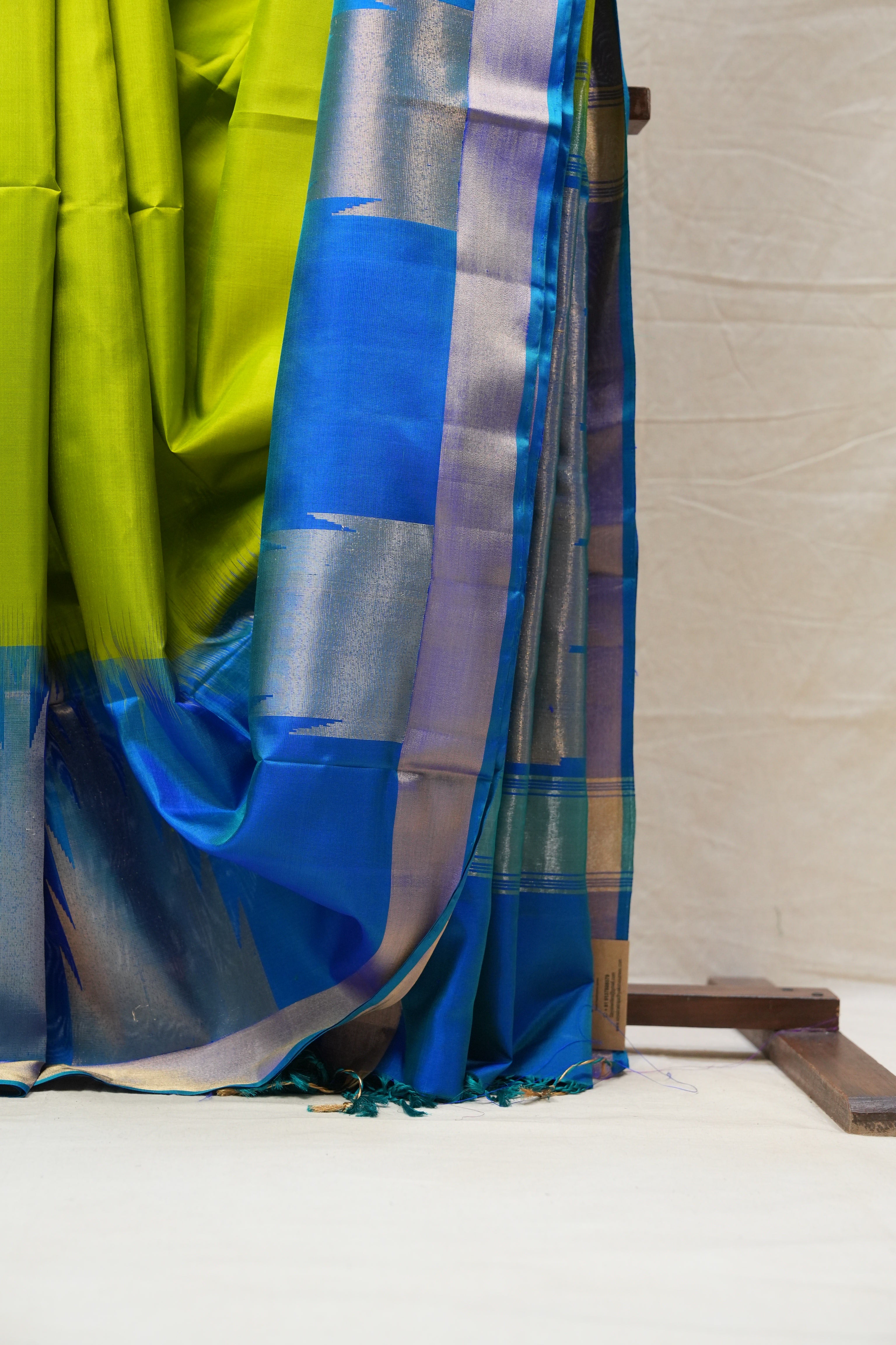 Pista Green Soft Silk Saree - SRPGSSS354