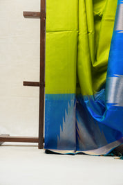 Pista Green Soft Silk Saree - SRPGSSS354