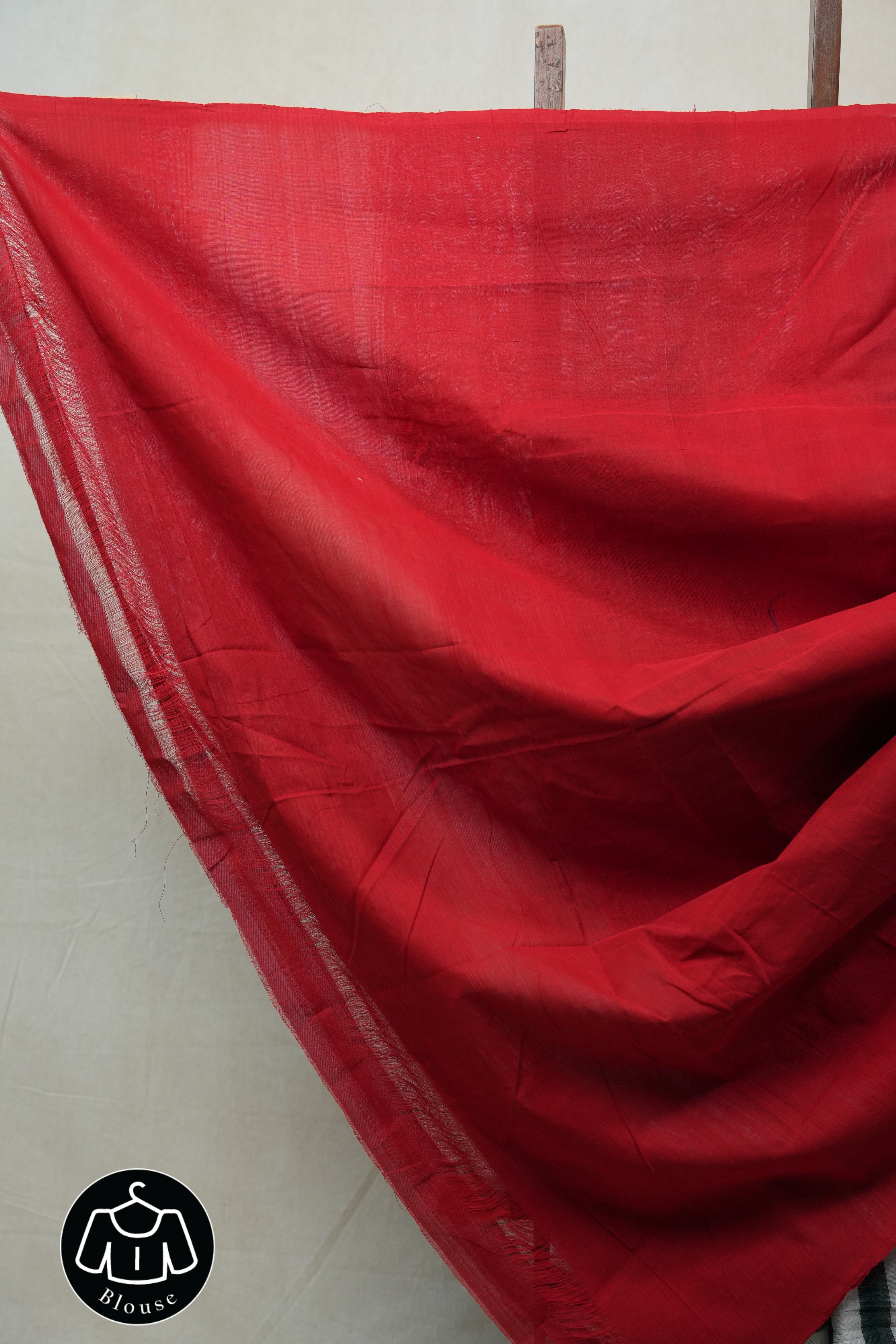 White-Green Pochampalli Cotton Ikat Saree - SRWGPCIS459