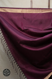 Metallic Grey Soft Silk Saree - SRMGSSS344