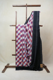 Multicolor Pochampalli Cotton Ikat Saree - SRMPCIS455