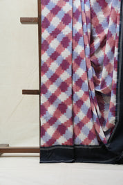 Multicolor Pochampalli Cotton Ikat Saree - SRMPCIS455