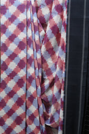 Multicolor Pochampalli Cotton Ikat Saree - SRMPCIS455