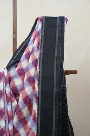 Multicolor Pochampalli Cotton Ikat Saree - SRMPCIS455