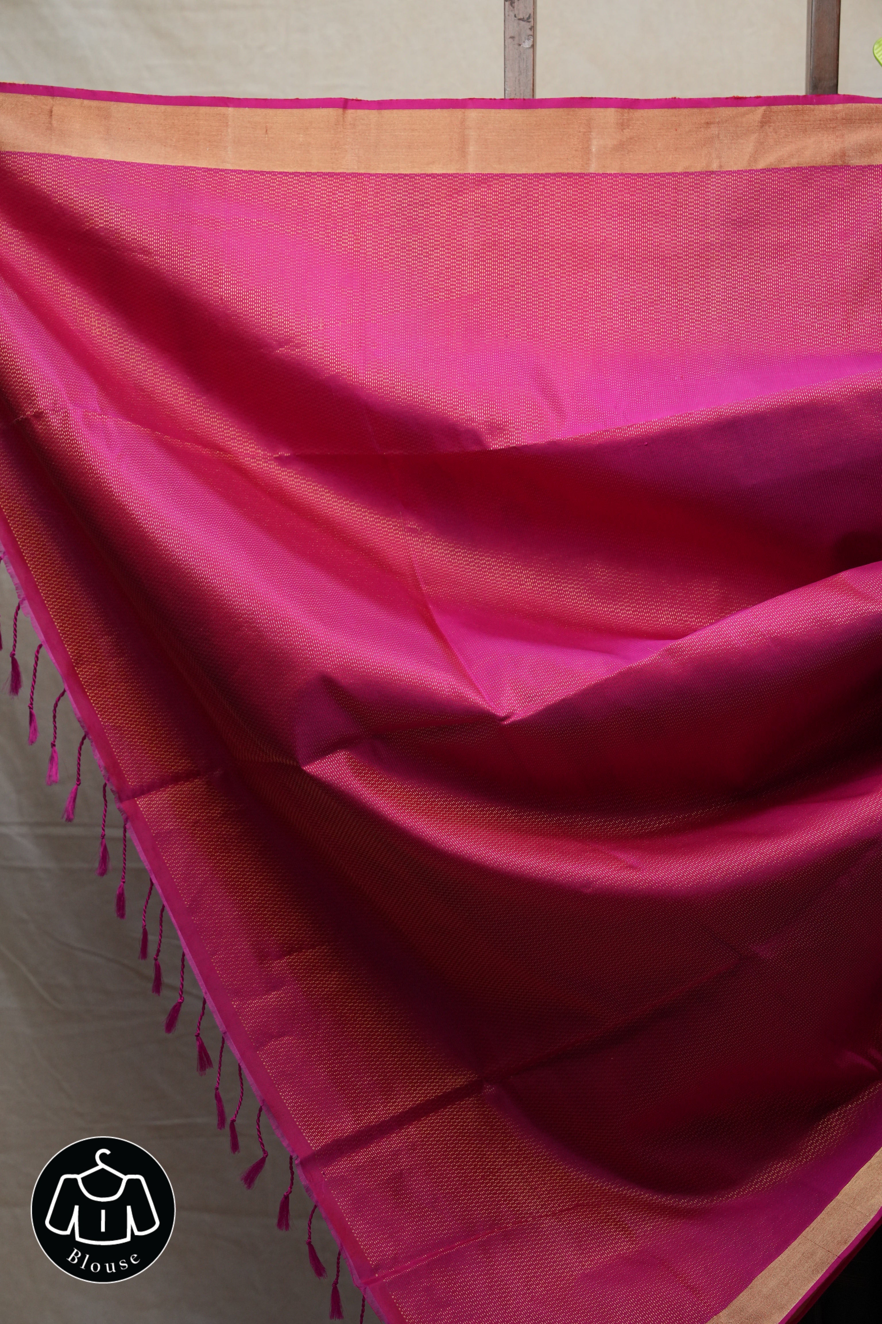 Black Soft Silk Saree - SRBSSS340