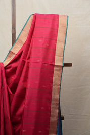 Red Soft Silk Saree - SRRSSS343