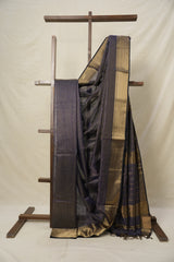 Blue Maheshwari Saree - SRBMS863
