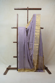 Lavender Chanderi Cotton Silk Saree - SRLCSS310