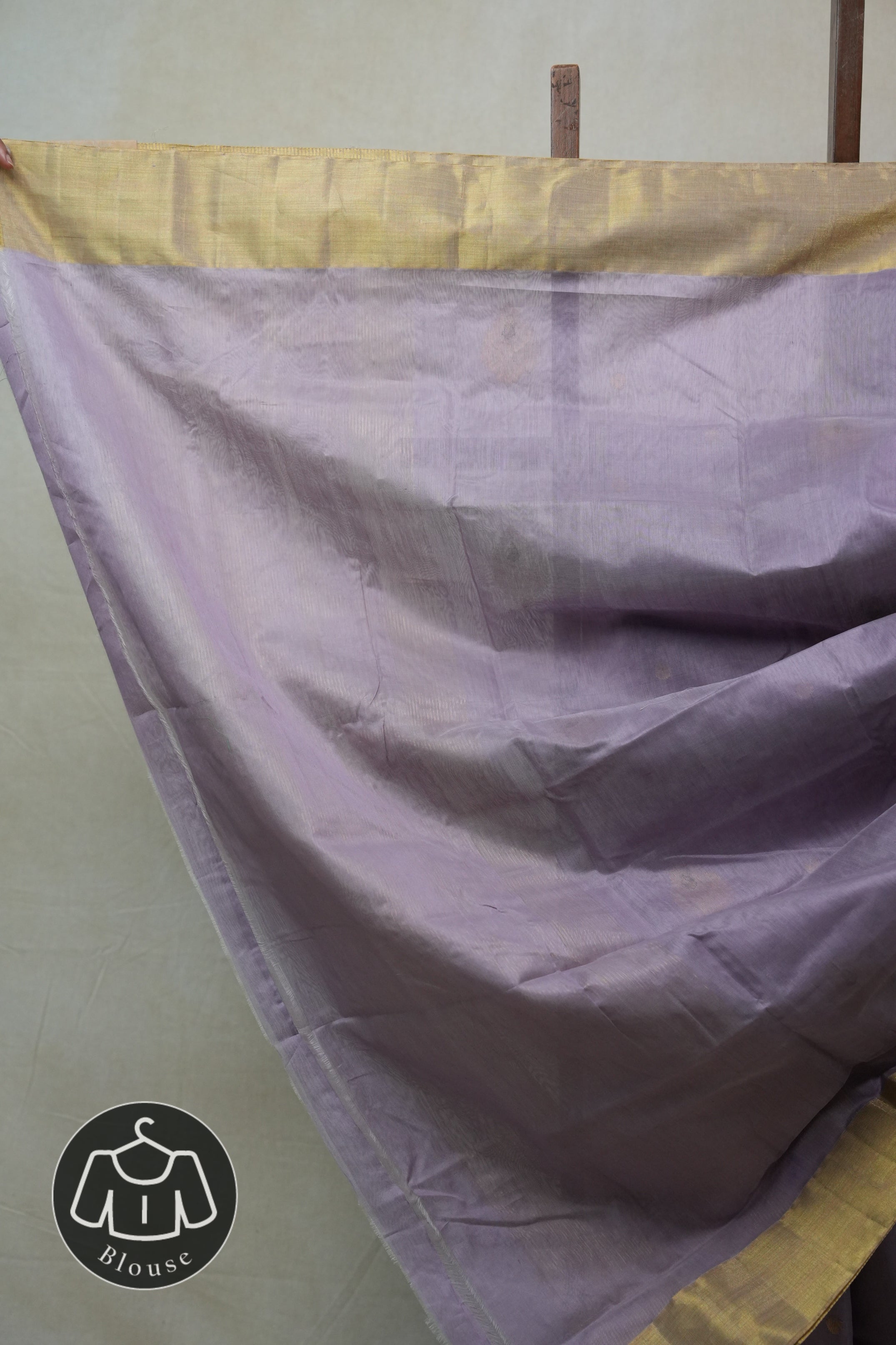 Lavender Chanderi Cotton Silk Saree - SRLCSS310