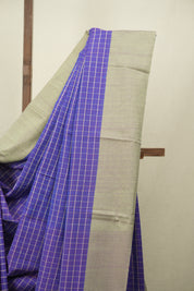 Purple Cotton IIkal Saree - SRPCIS1080