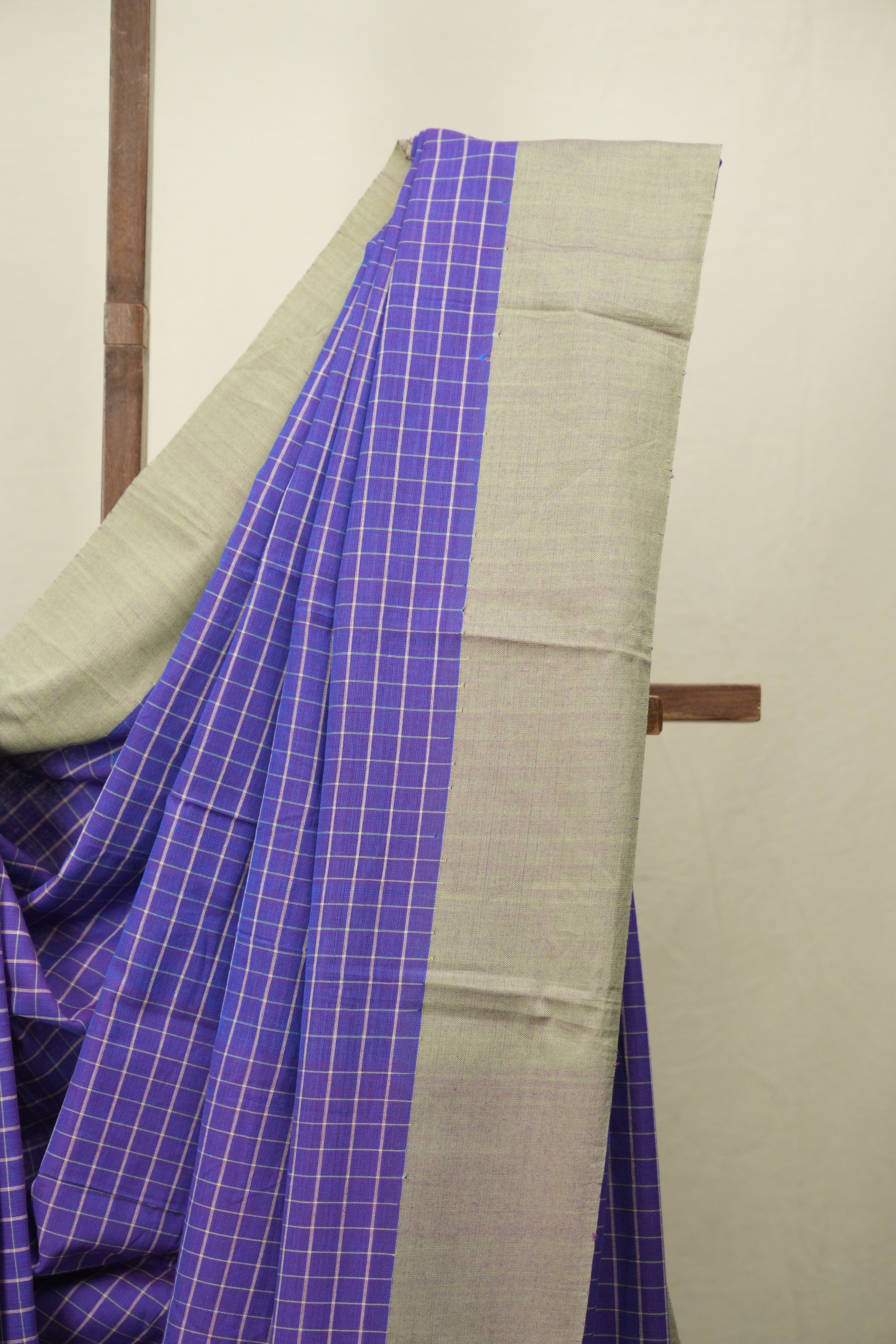 Purple Cotton IIkal Saree - SRPCIS1080